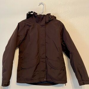 EMS Brown System 3 Ski Jacket w/ removable hood